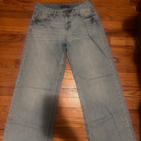 Aeropostale Light Blue Wide Leg Jeans - Picture 1 of 2